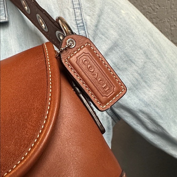 Coach Vintage cognac leather Soho 🤎🧡🤎 shoulder bag - Picture 5 of 16